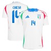 Camiseta de fútbol Italia Chiesa 14 Segunda Equipación Euro 2024 - Hombre